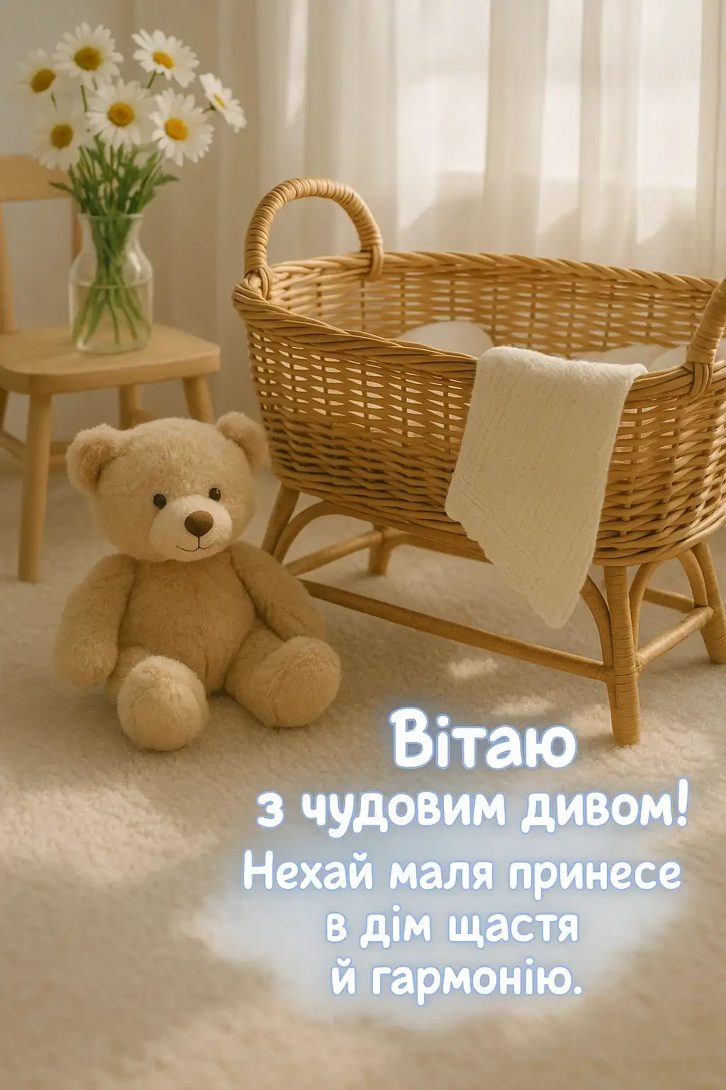 Привітання подружки з народженням дитини