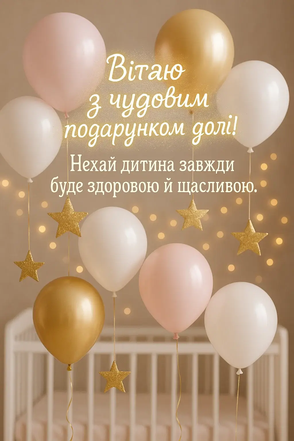 Привітання подружки з народженням дитини