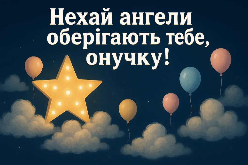 Привітання внука від бабусі і дідуся Привітання внука від бабусі і дідуся