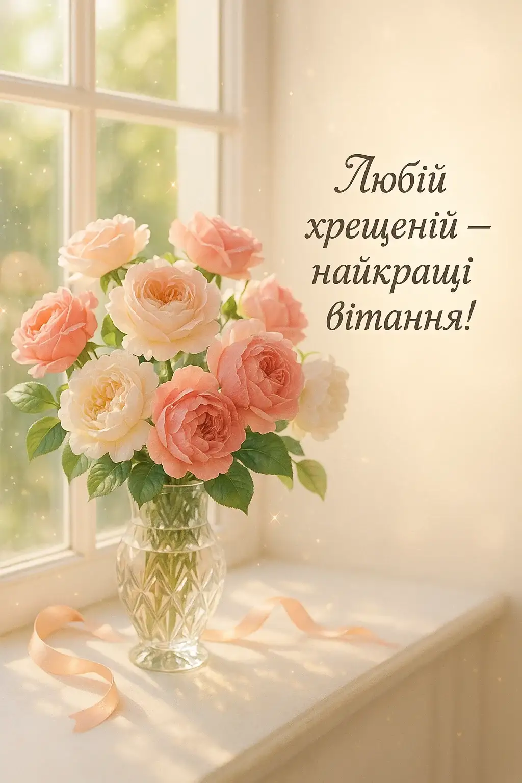 Привітання хресної з днем народження