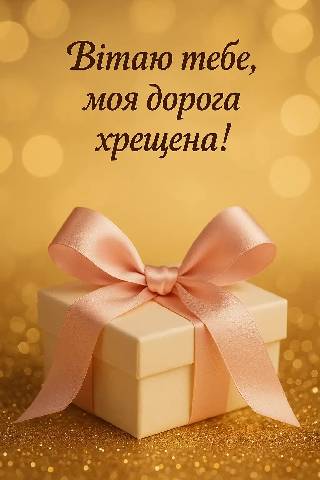 Привітання хресної з днем народження