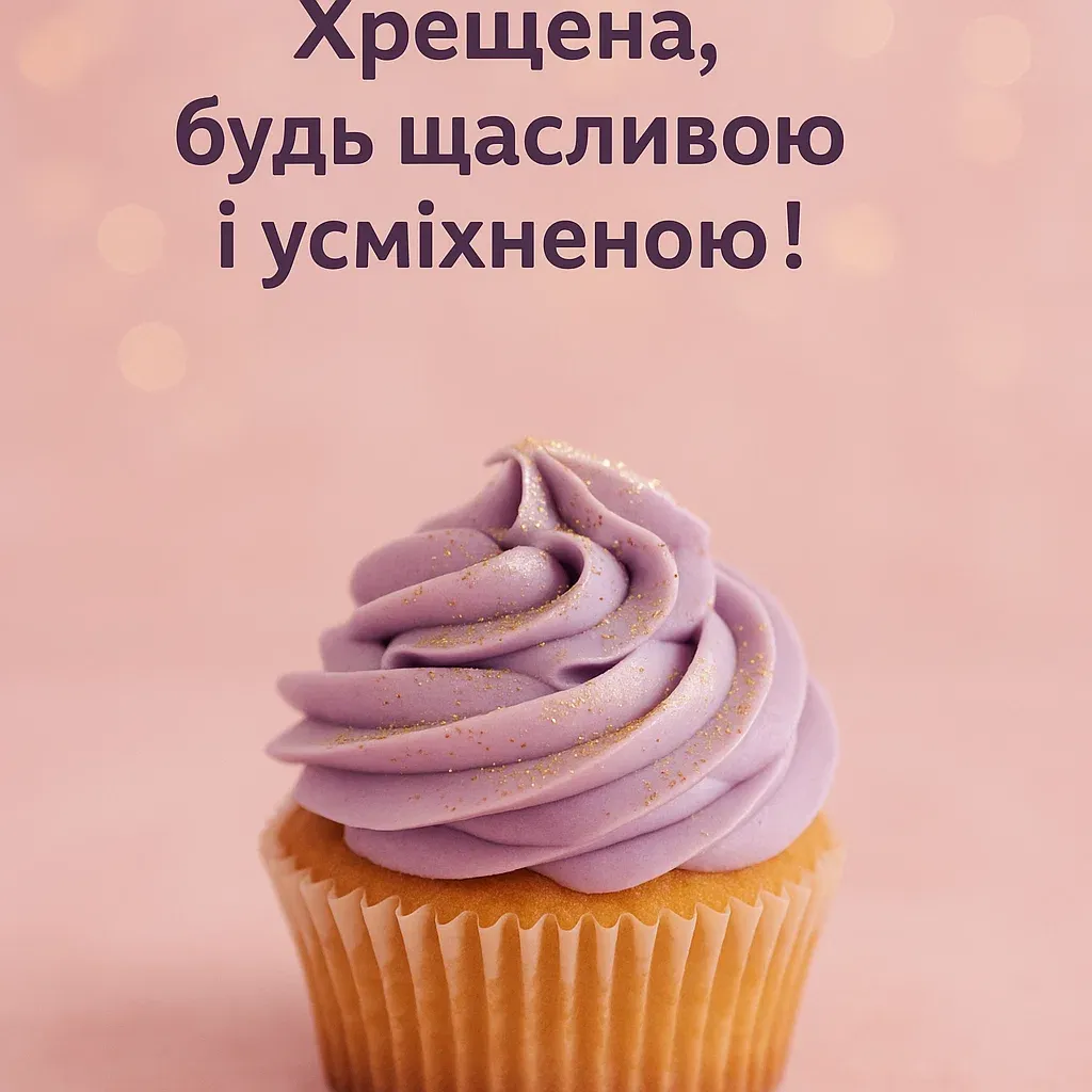 Привітання хресної з днем народження