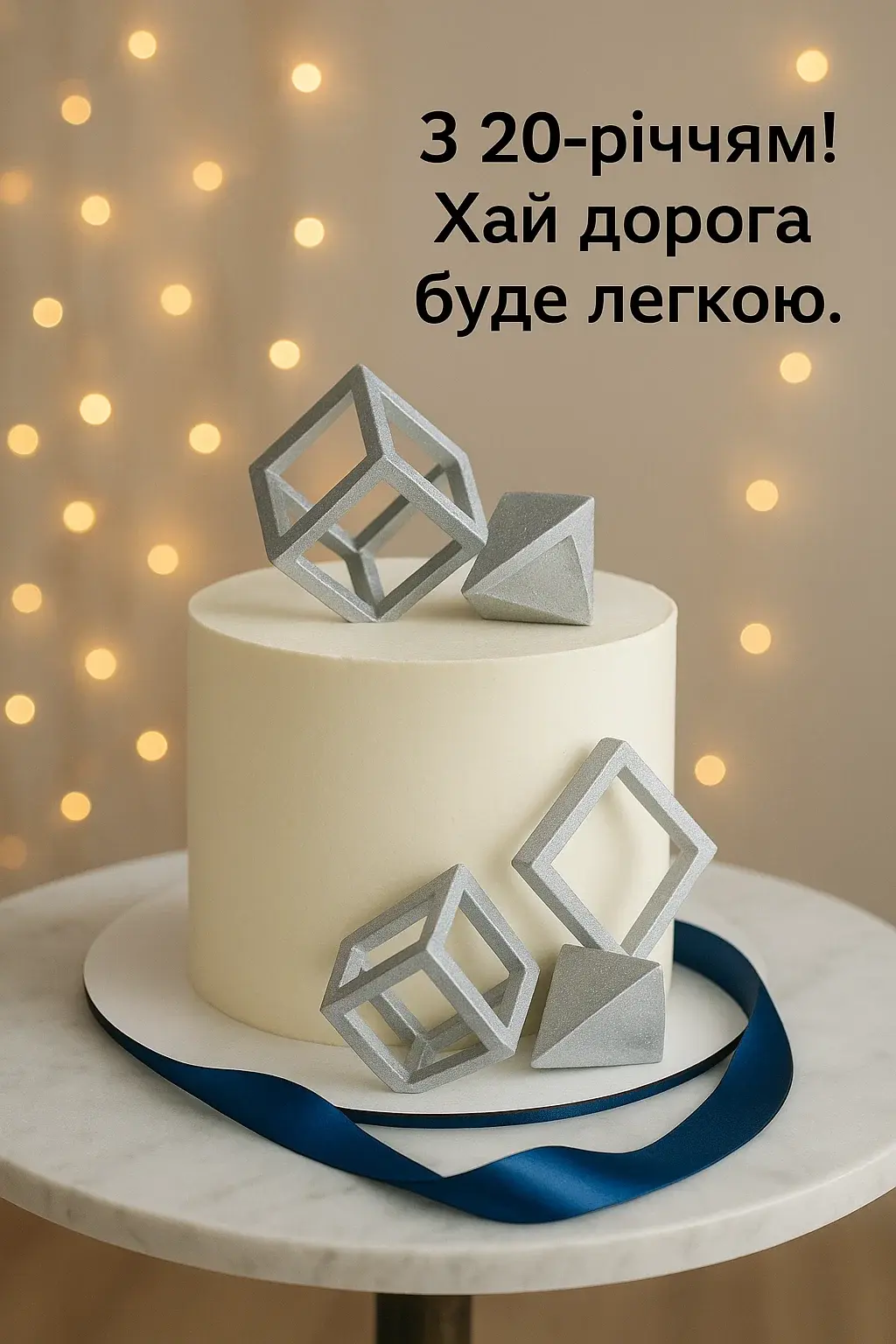 Привітання хлопця з 20-річчям Привітання хлопця з 20-річчям