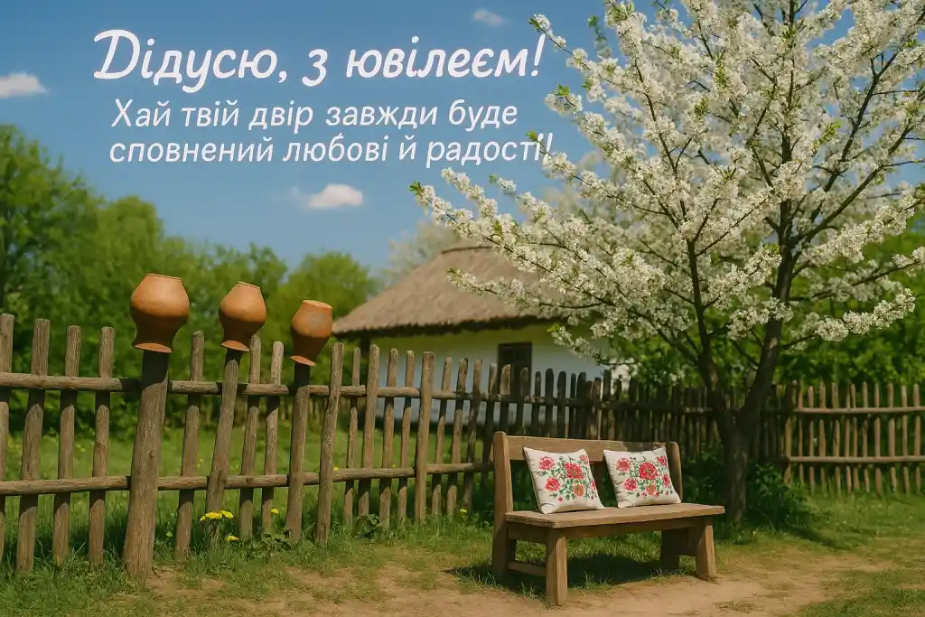 Привітання дідуся з 60-річчям