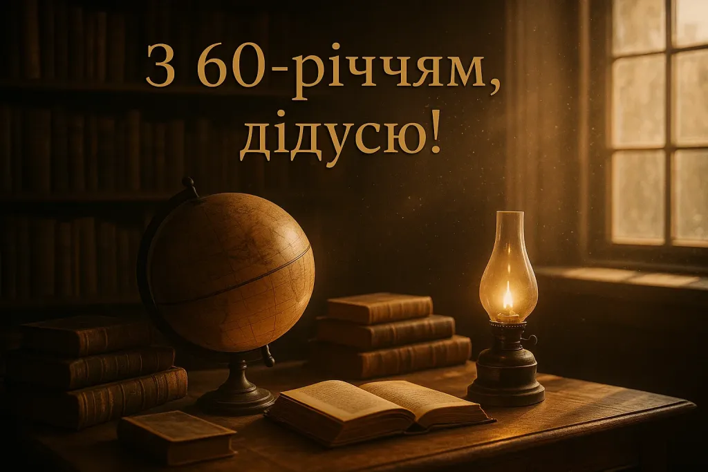 Привітання дідуся з 60-річчям