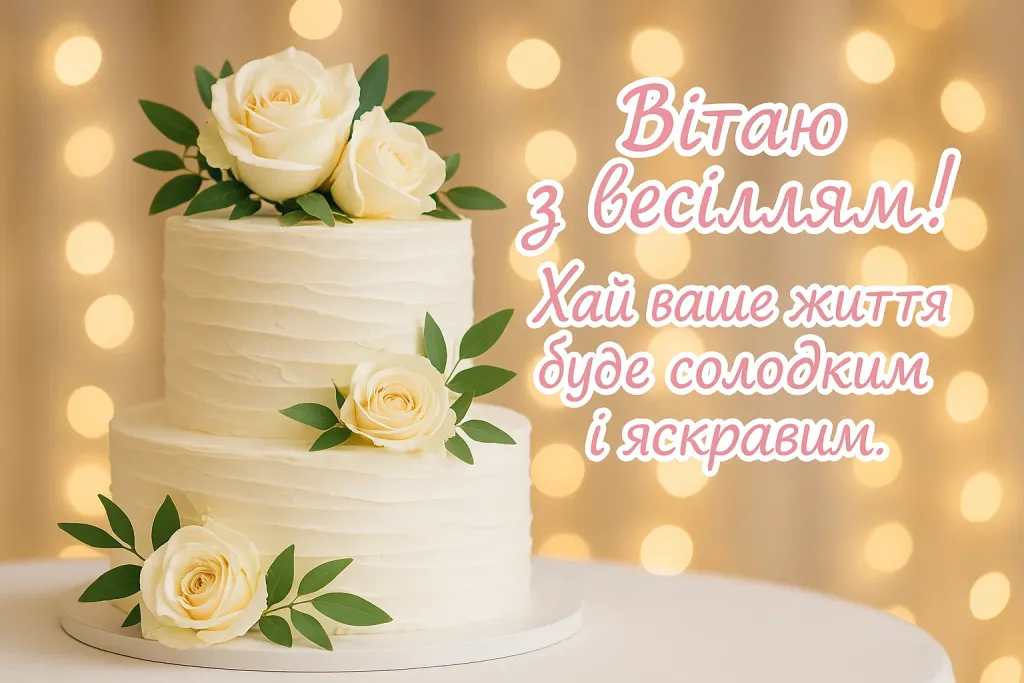 Привітання подружки з весіллям