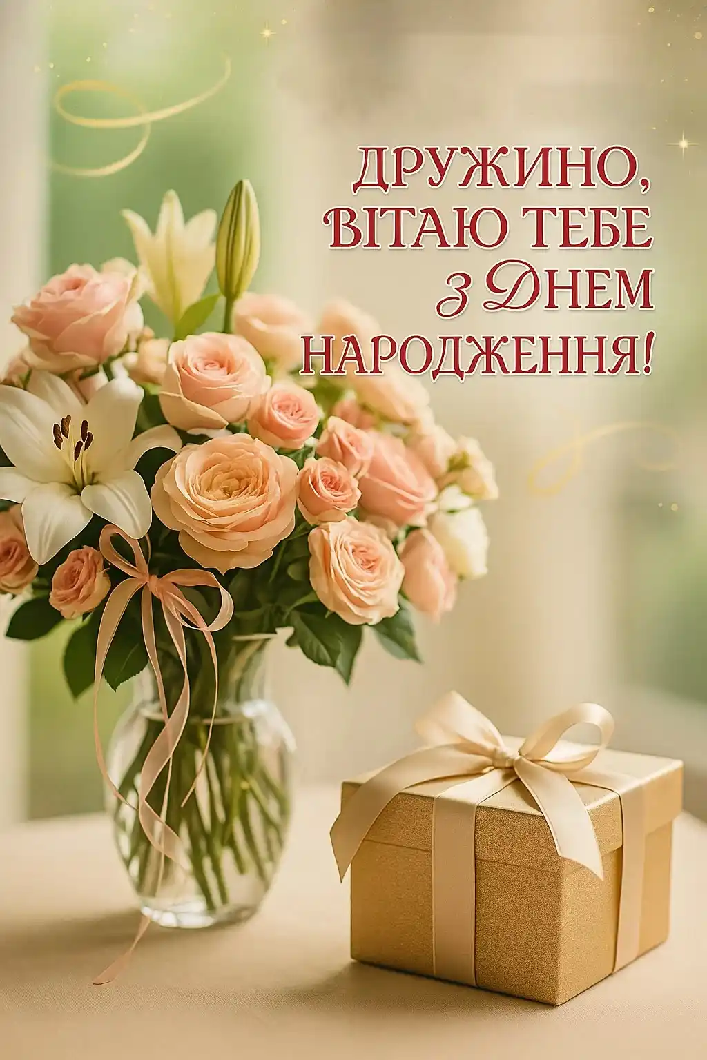 Привітання з днем народження дружини Привітання з днем народження дружини