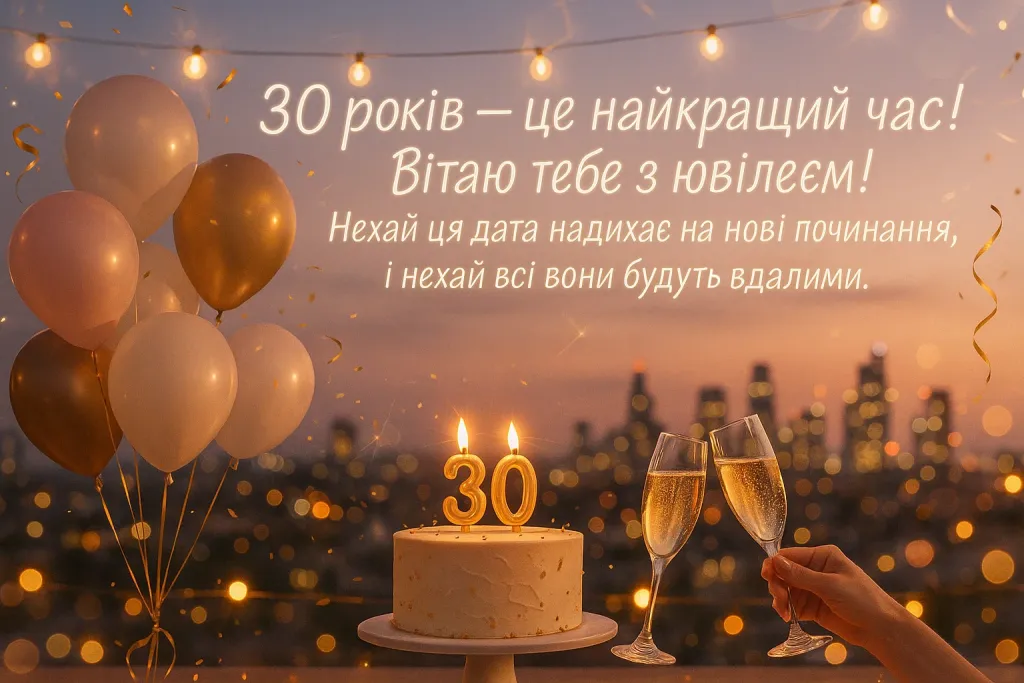 Прикольні привітання з 30-річчям жінці Прикольні привітання з 30-річчям жінці