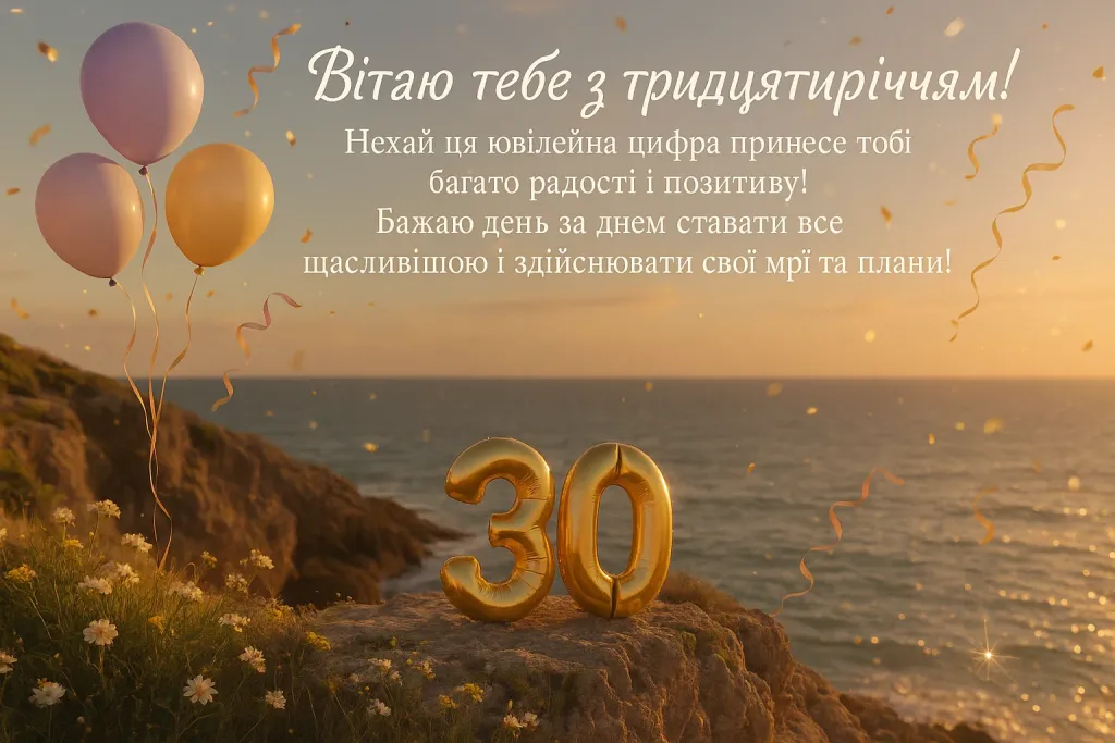 Прикольні привітання з 30-річчям жінці Прикольні привітання з 30-річчям жінці