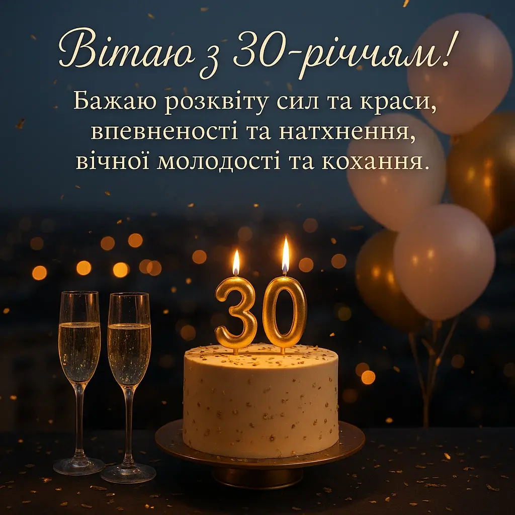Прикольні привітання з 30-річчям жінці Прикольні привітання з 30-річчям жінці