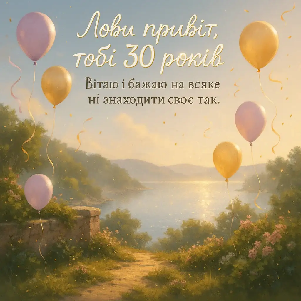 Прикольні привітання з 30-річчям жінці Прикольні привітання з 30-річчям жінці