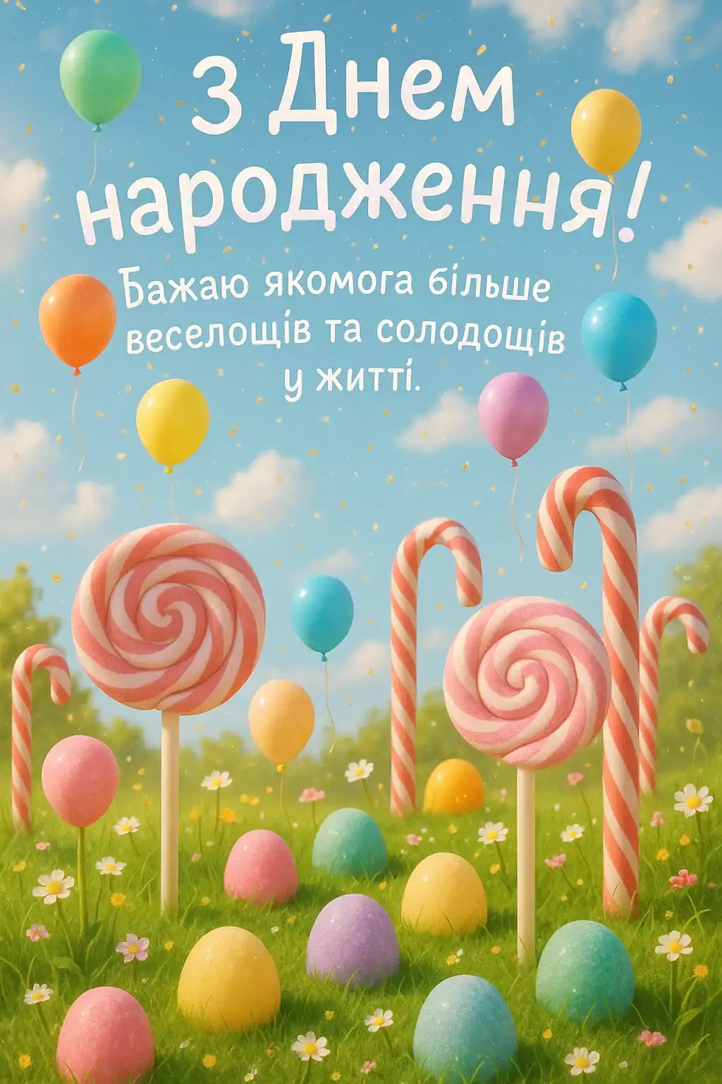 Привітання з днем народження для дитини