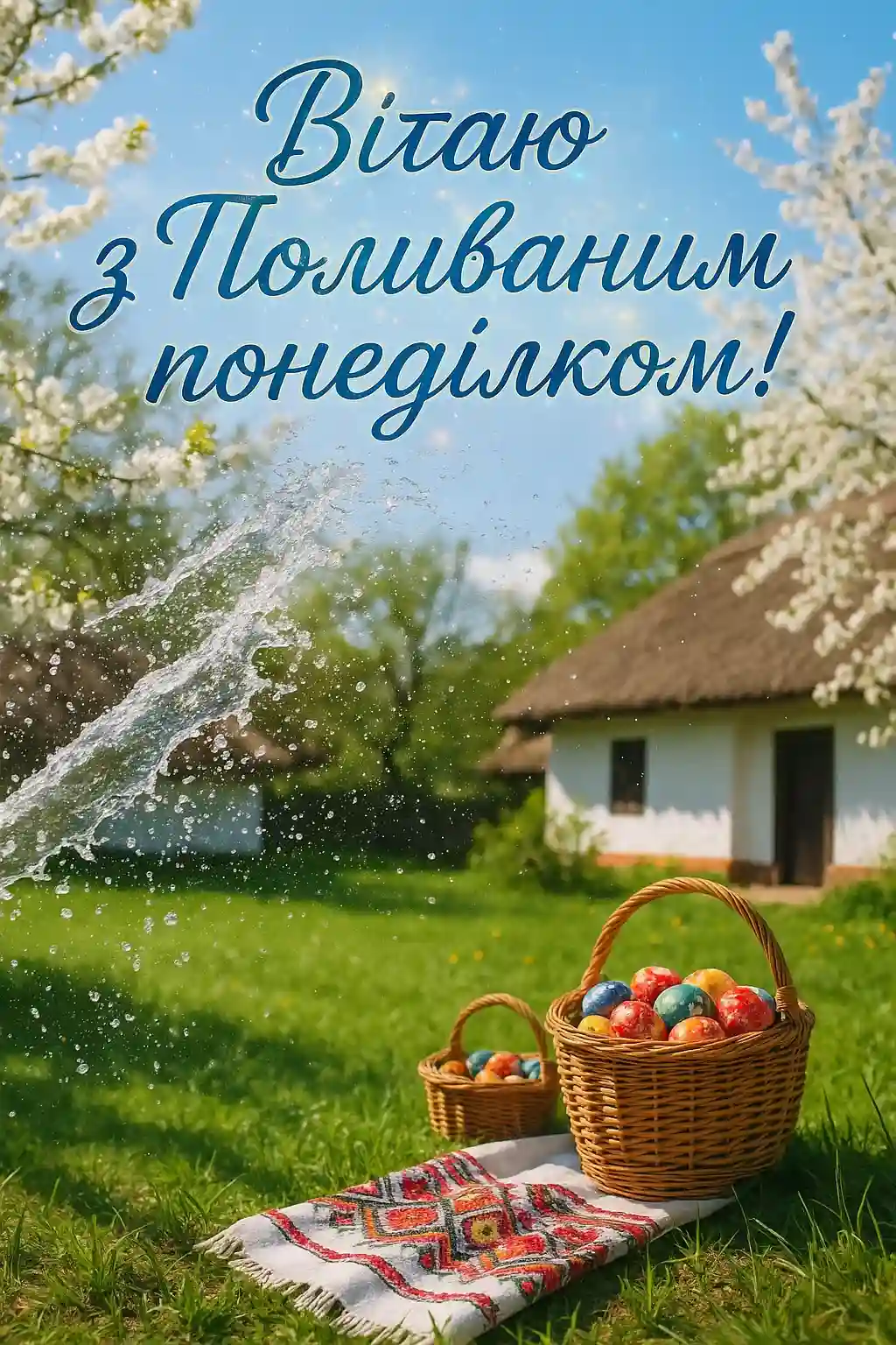 Привітання з поливаним понеділком