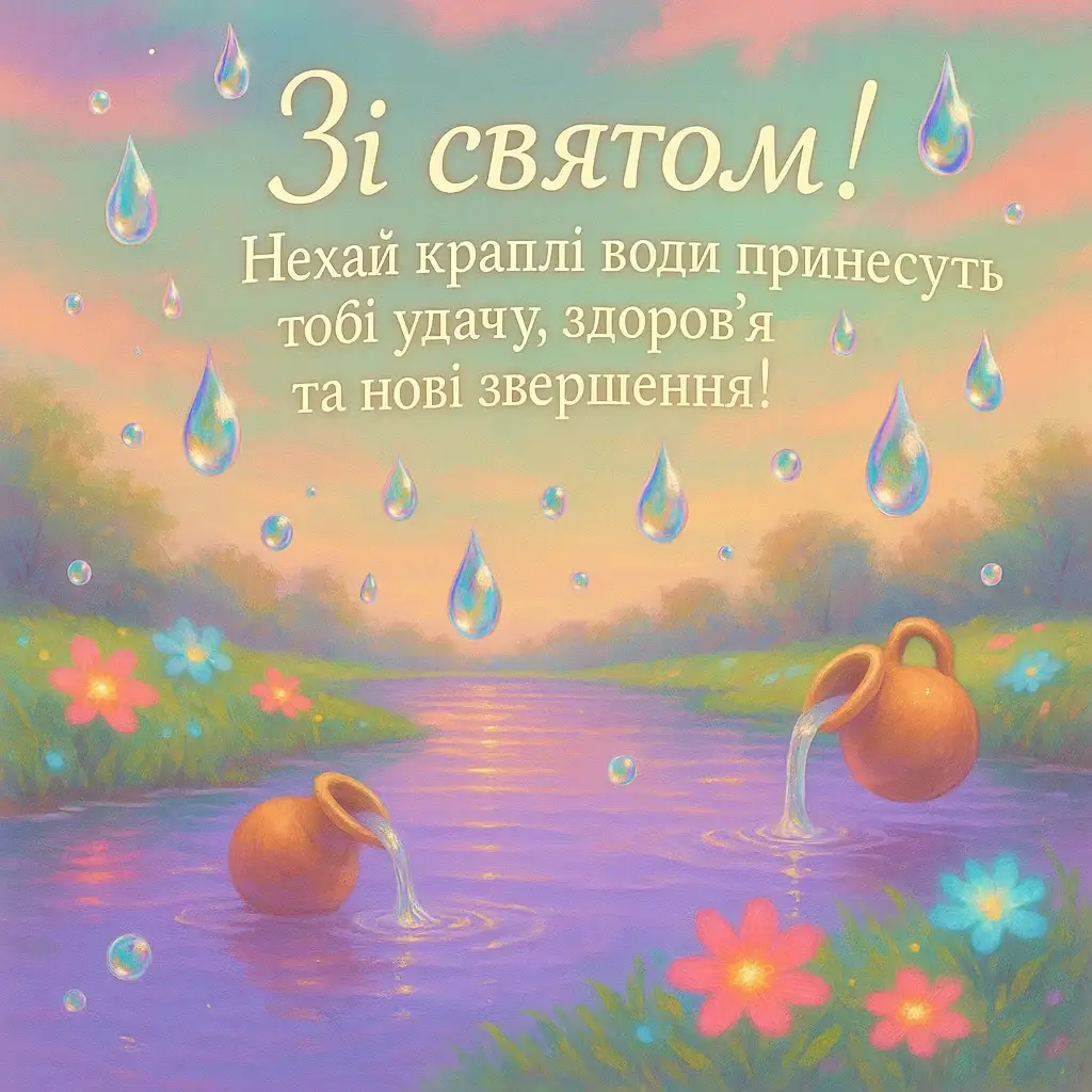 Привітання з поливаним понеділком