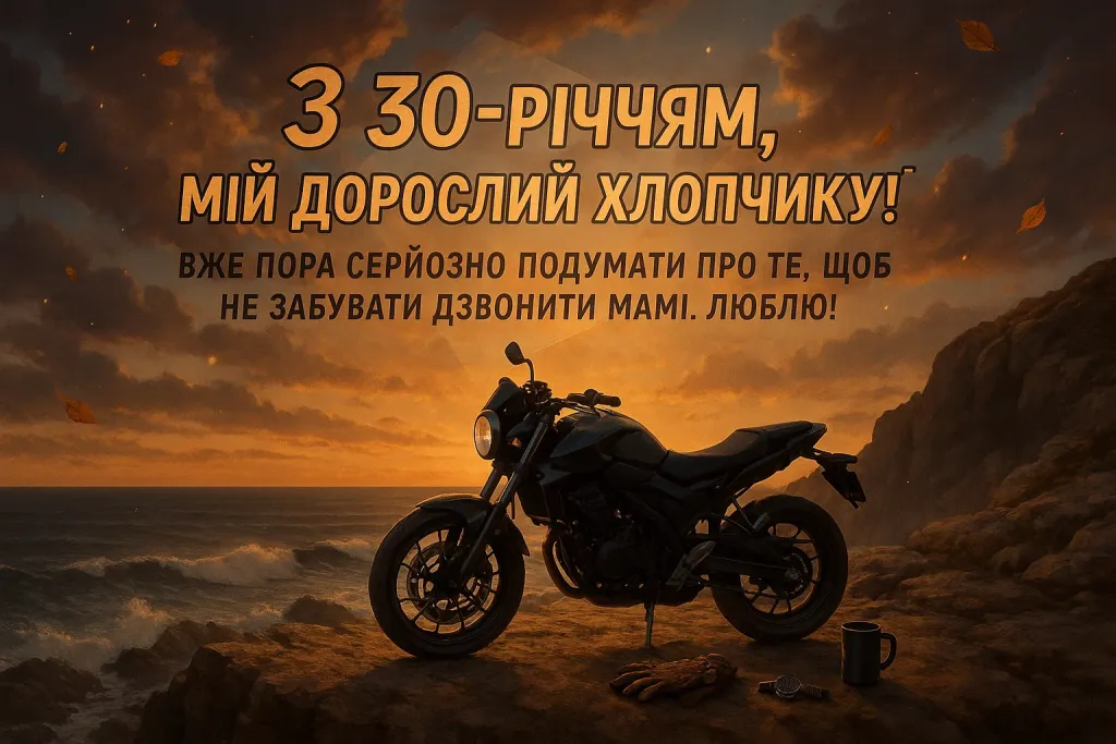 Сину – 30 років: привітання з днем народження від мами Сину – 30 років: привітання з днем народження від мами