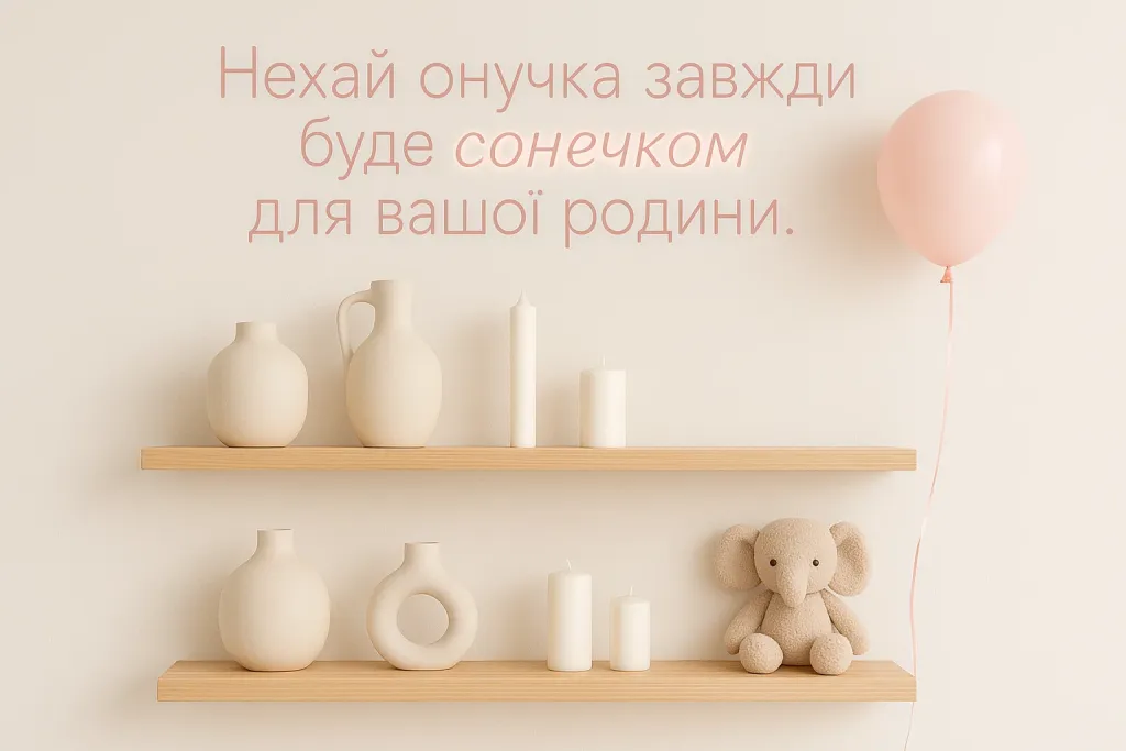 Привітання подружці з народженням онучки