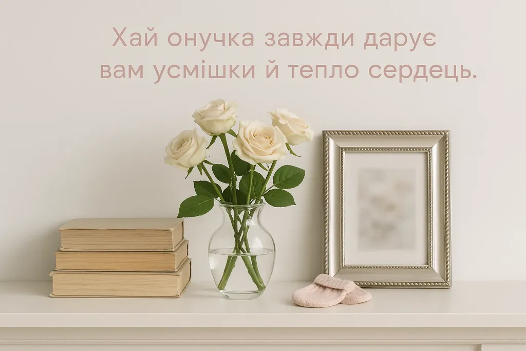 Привітання подружці з народженням онучки