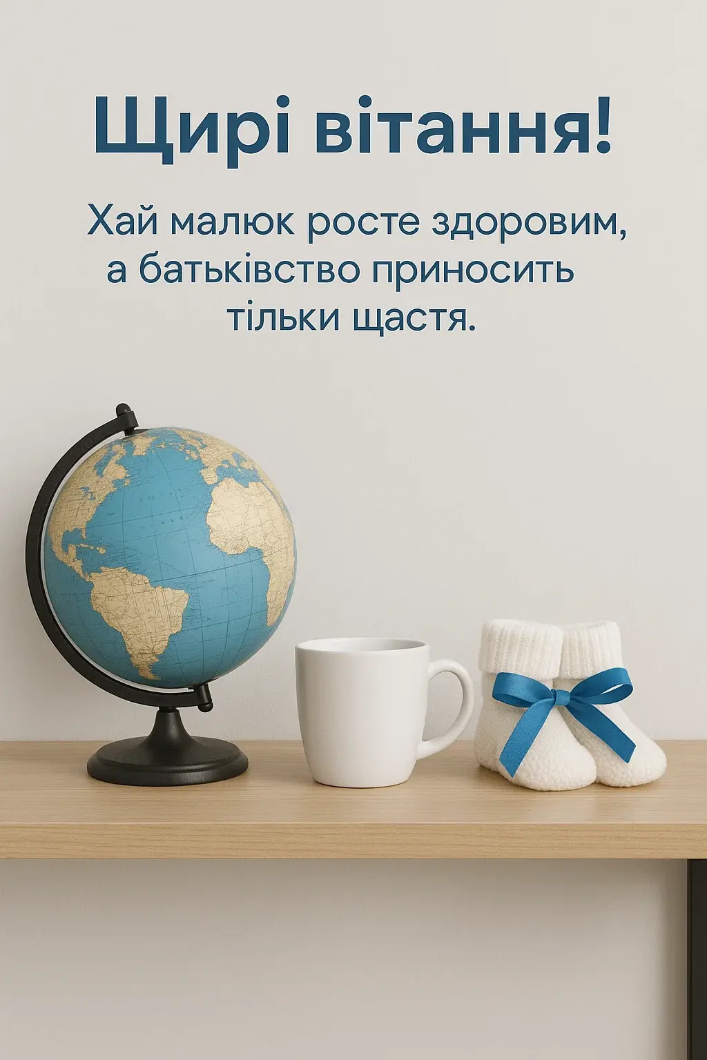 Привітання колеги чоловіка з народженням дитини