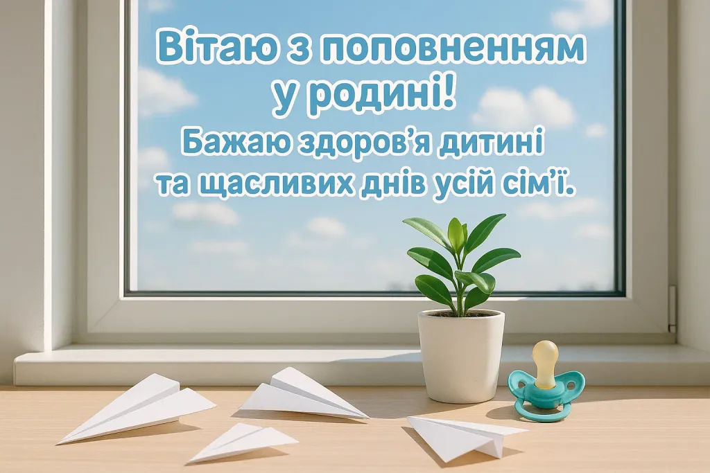Привітання колеги чоловіка з народженням дитини