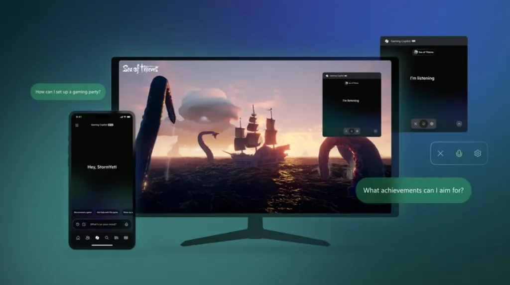 Microsoft представила бета-версію Gaming Copilot для ПК та мобільних пристроїв