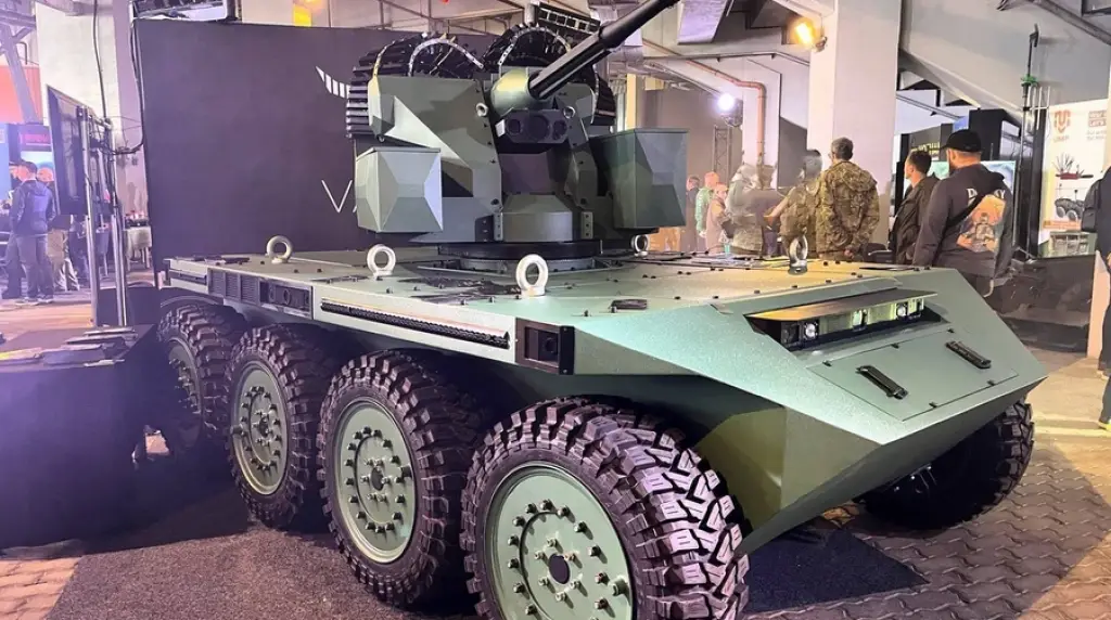 В Україні представили бойового наземного дрона VATAG з 25-мм гарматою