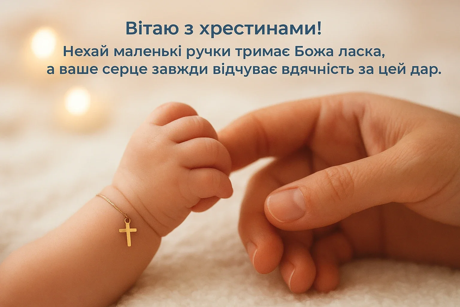 Привітання з хрестинами
