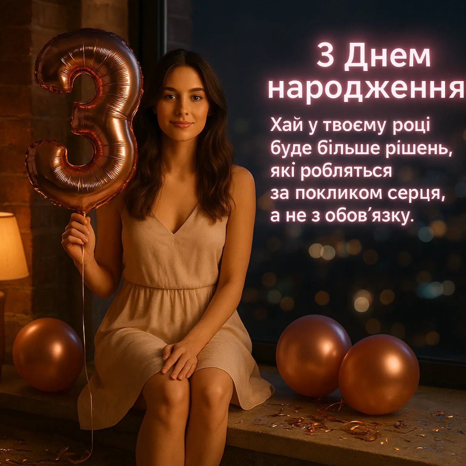 Привітання з днем народження жінці Привітання з днем народження жінці