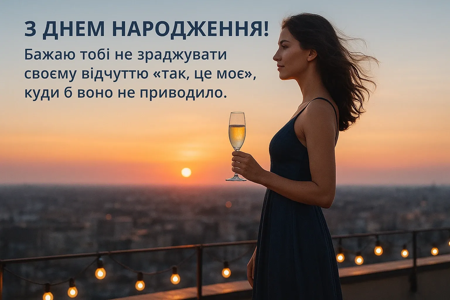 Привітання з днем народження жінці Привітання з днем народження жінці