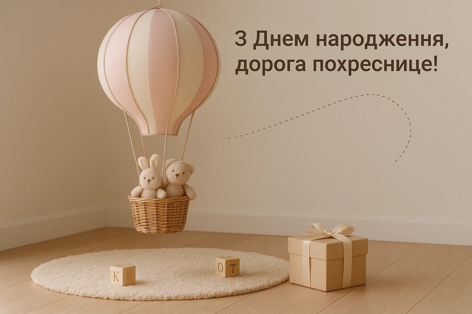Привітання для похресниці