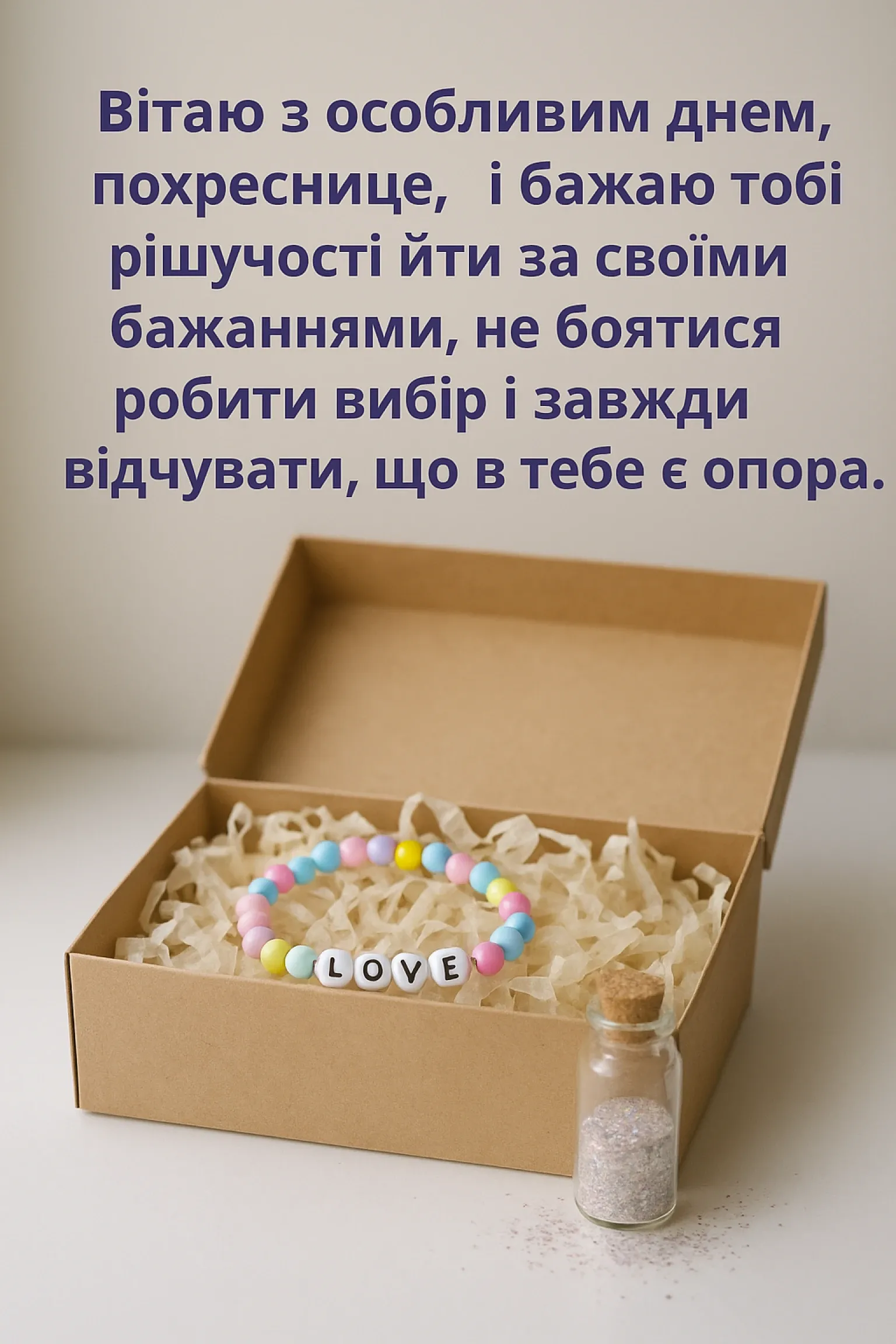 Привітання для похресниці