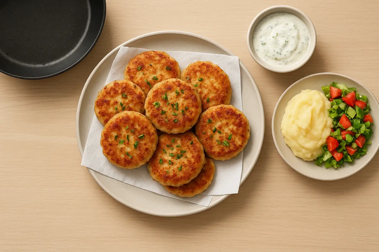 Рецепт рублених котлет з курячого філе