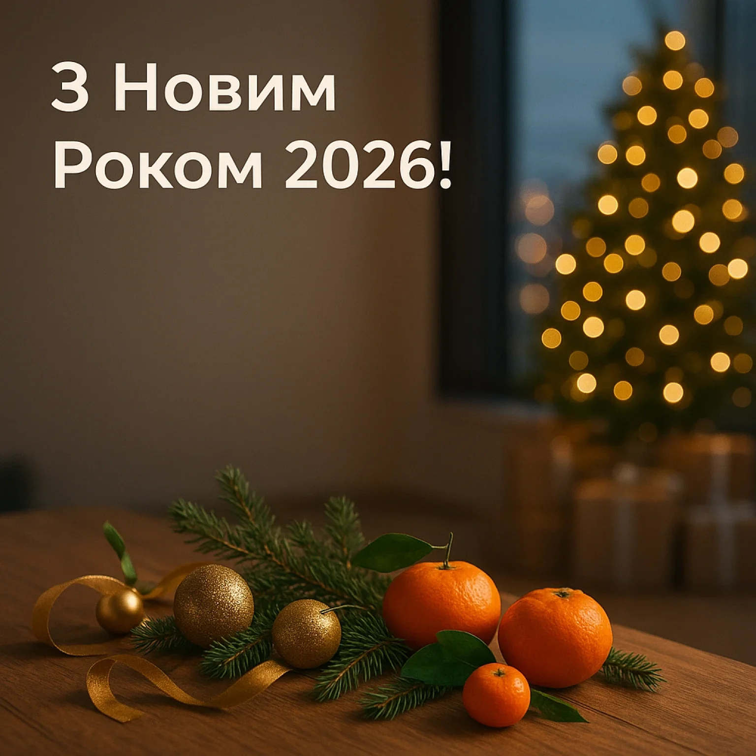 Привітання з новим роком 2026