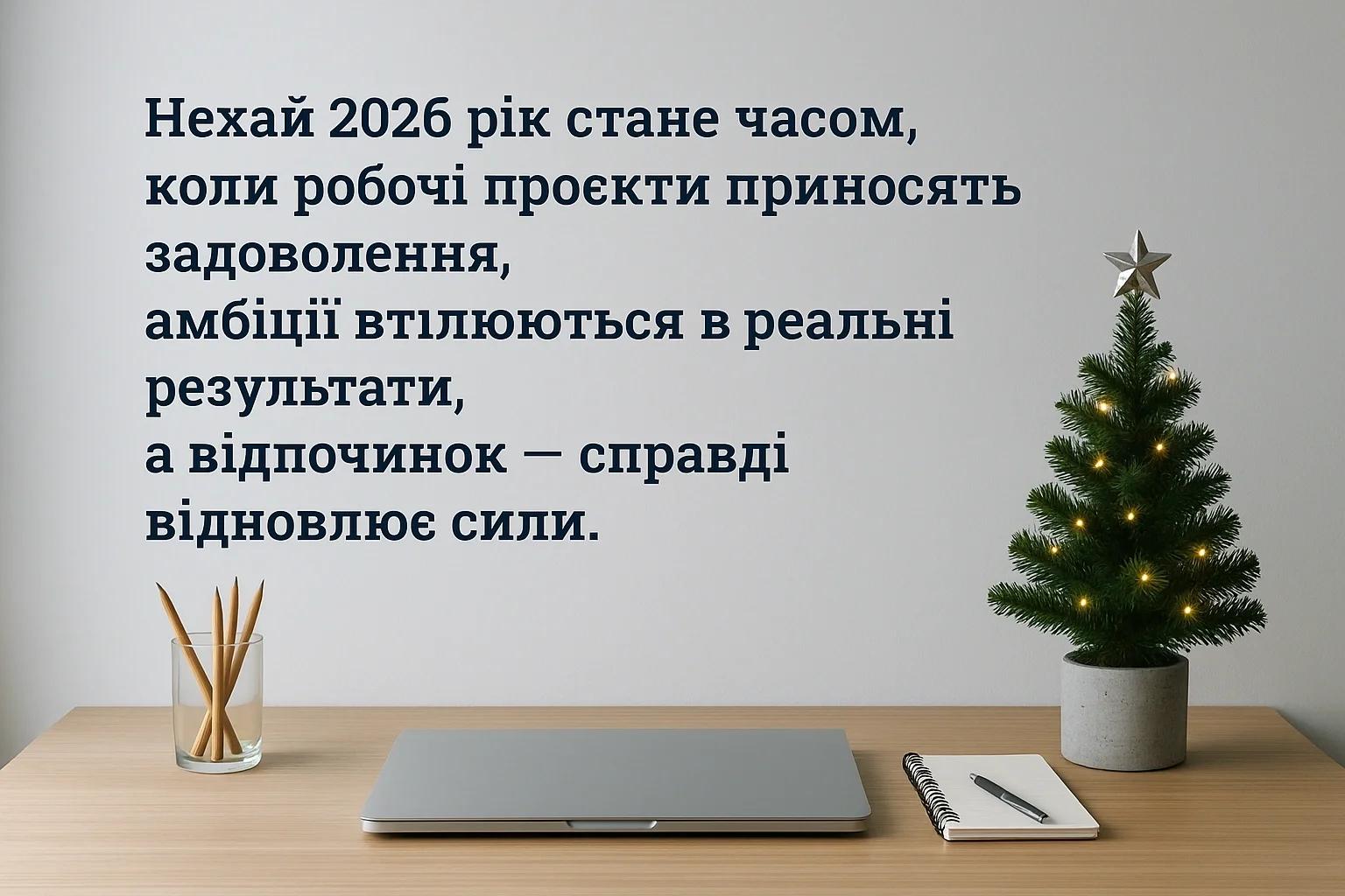Привітання з новим роком 2026