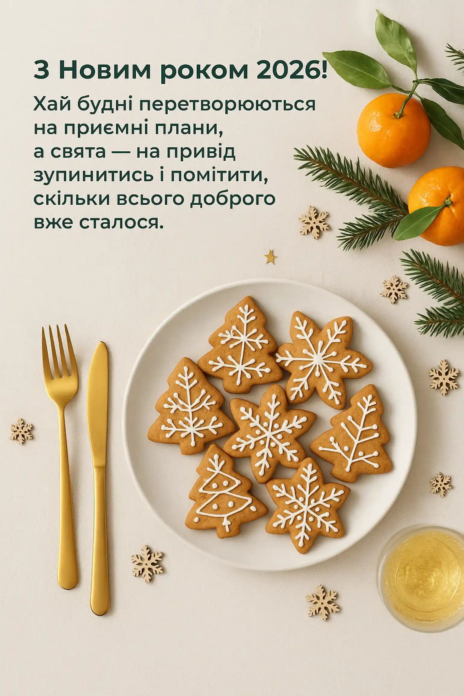 Привітання з новим роком 2026