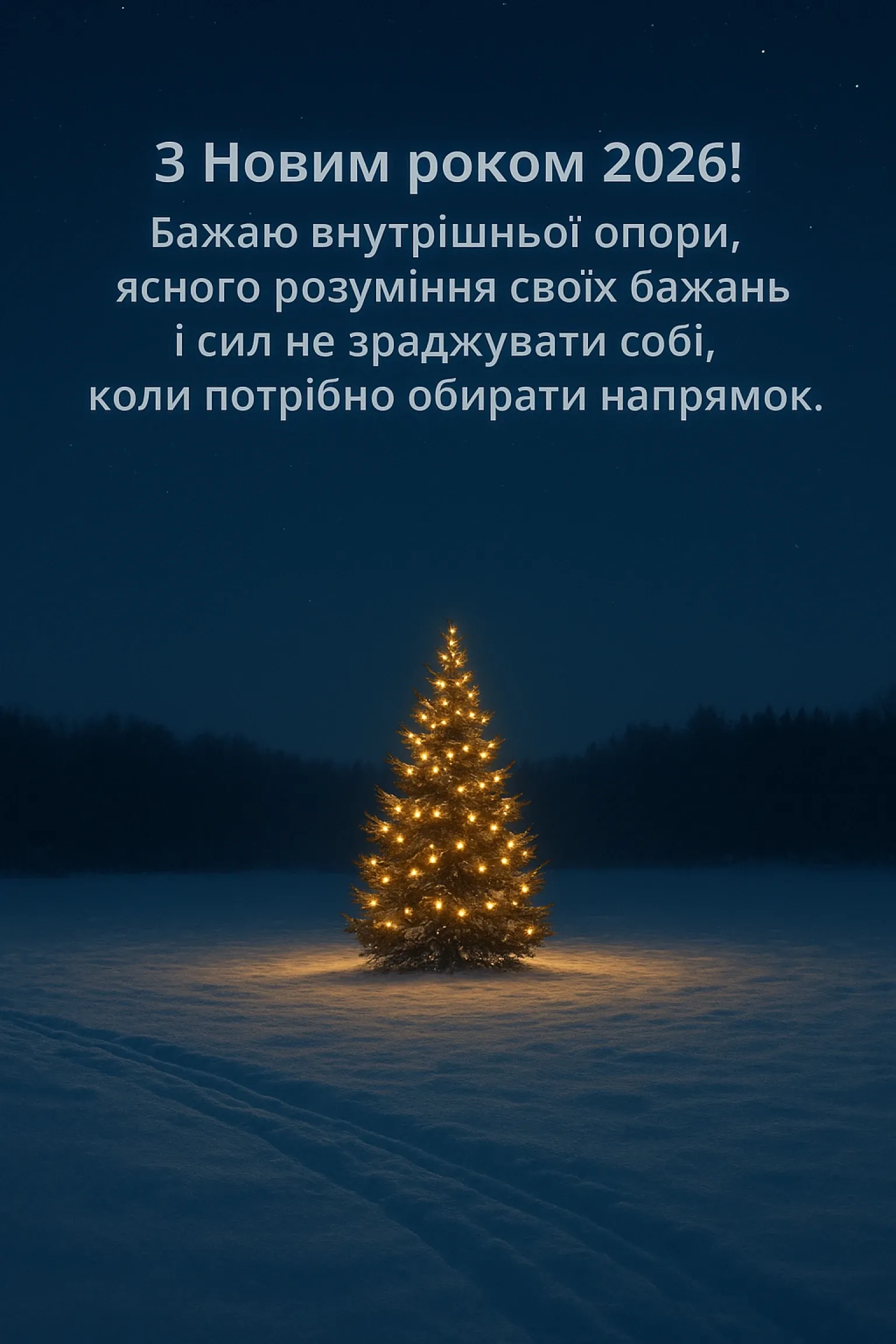Привітання з новим роком 2026