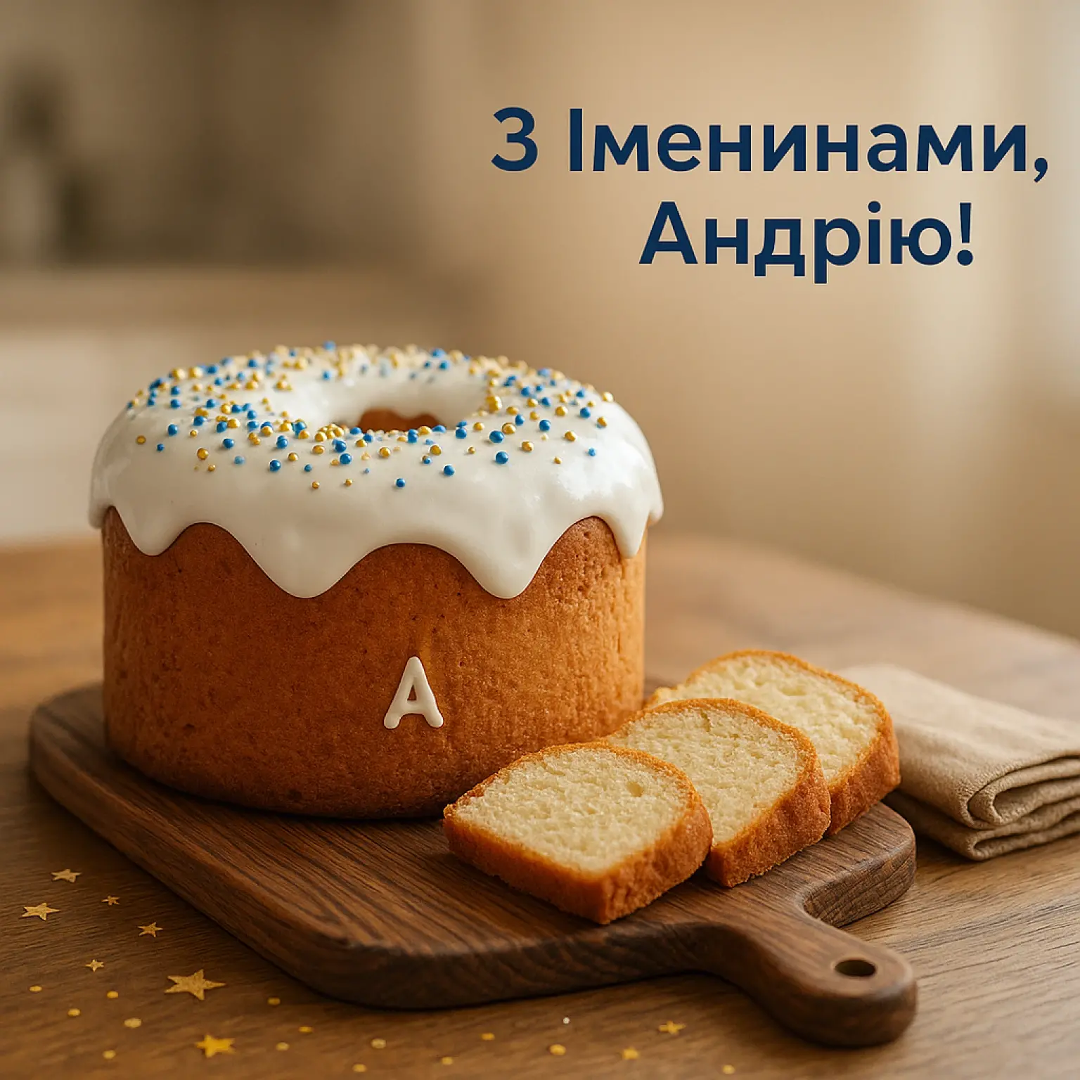 Привітання з іменинами Андрія