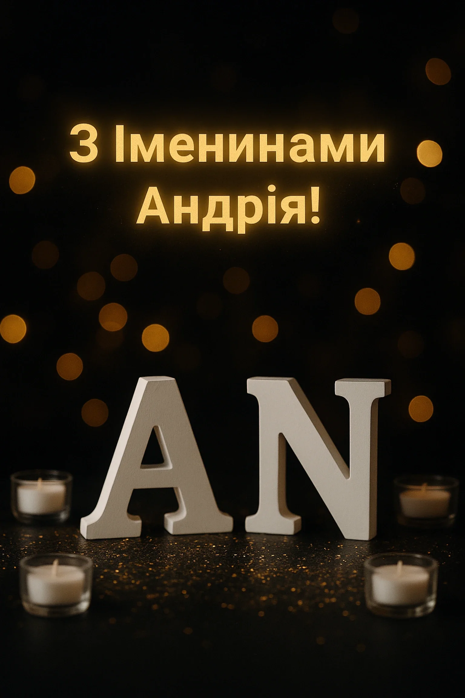 Привітання з іменинами Андрія