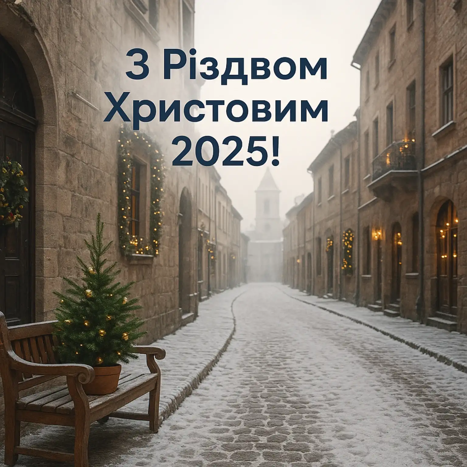 Привітання з Різдвом 2025 у картинках