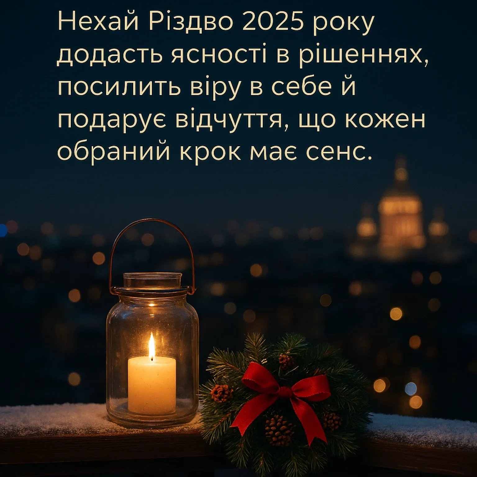 Привітання з Різдвом 2025 у картинках