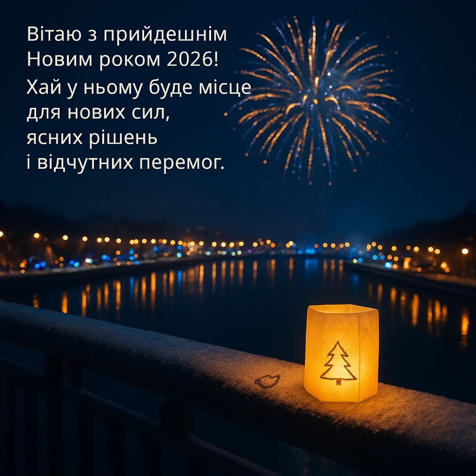Привітання з прийдешнім новим роком 2026: коли чекаєш дива