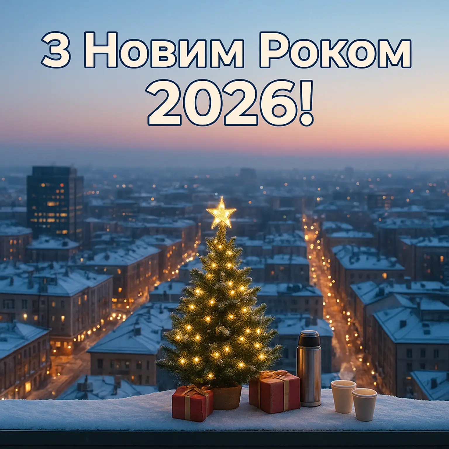 Привітання з новим роком 2026