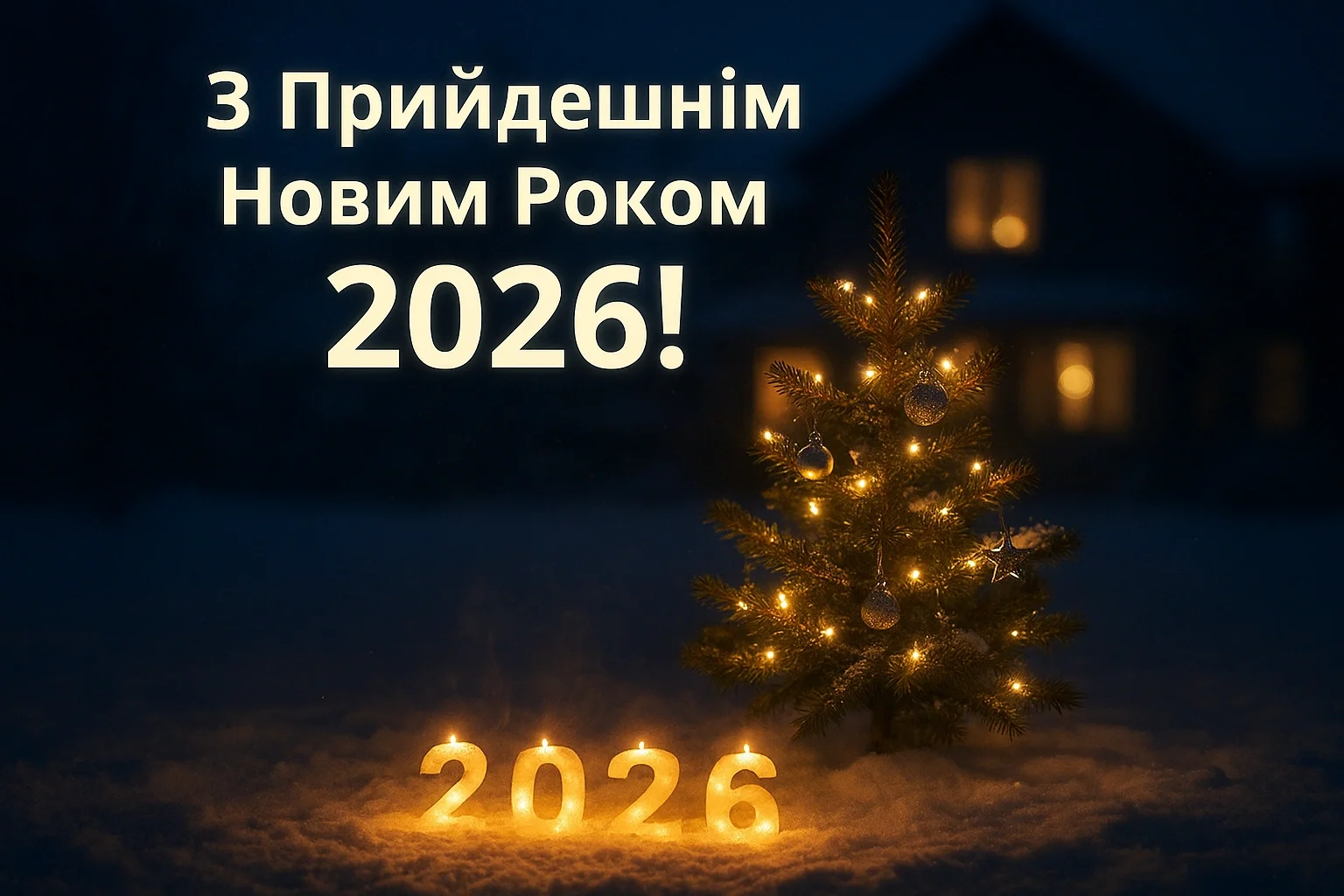 Привітання з прийдешнім новим роком 2026: коли чекаєш дива