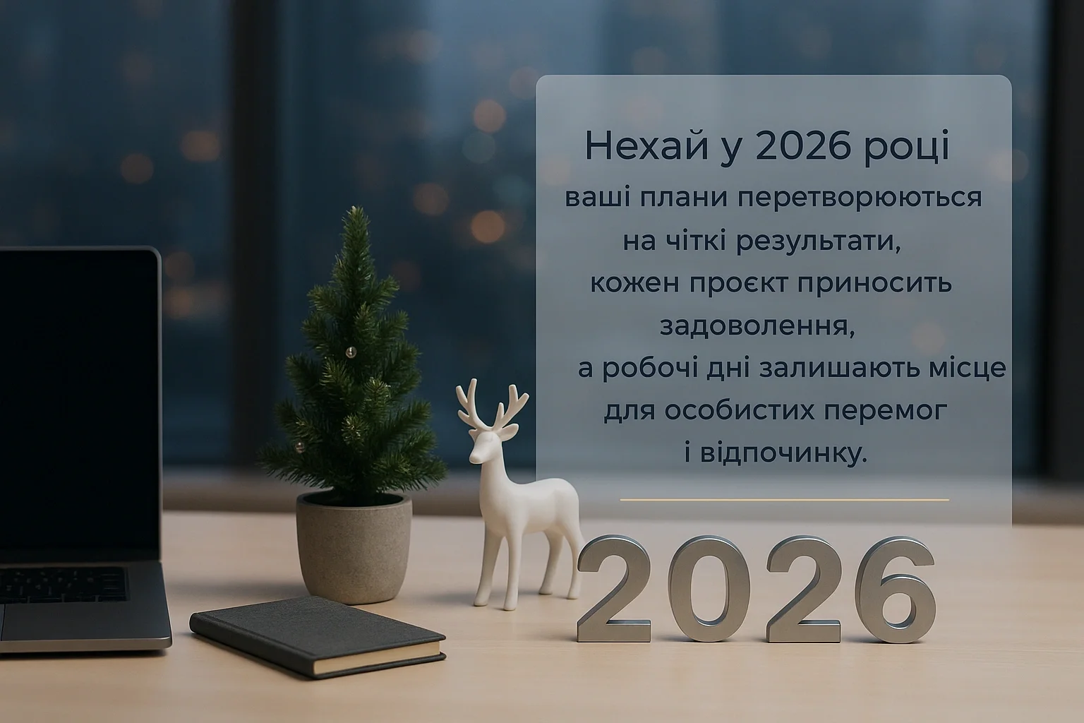 Привітання з прийдешнім новим роком 2026: коли чекаєш дива