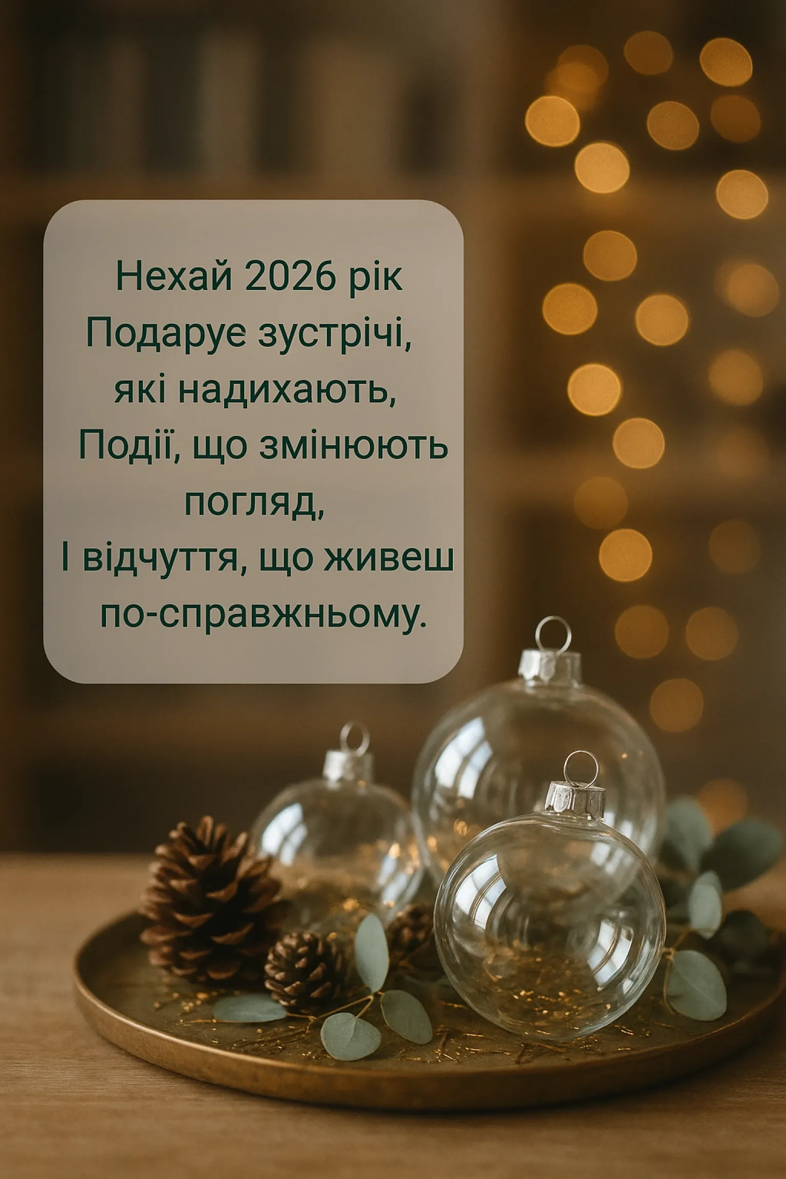 Привітання з новим роком 2026