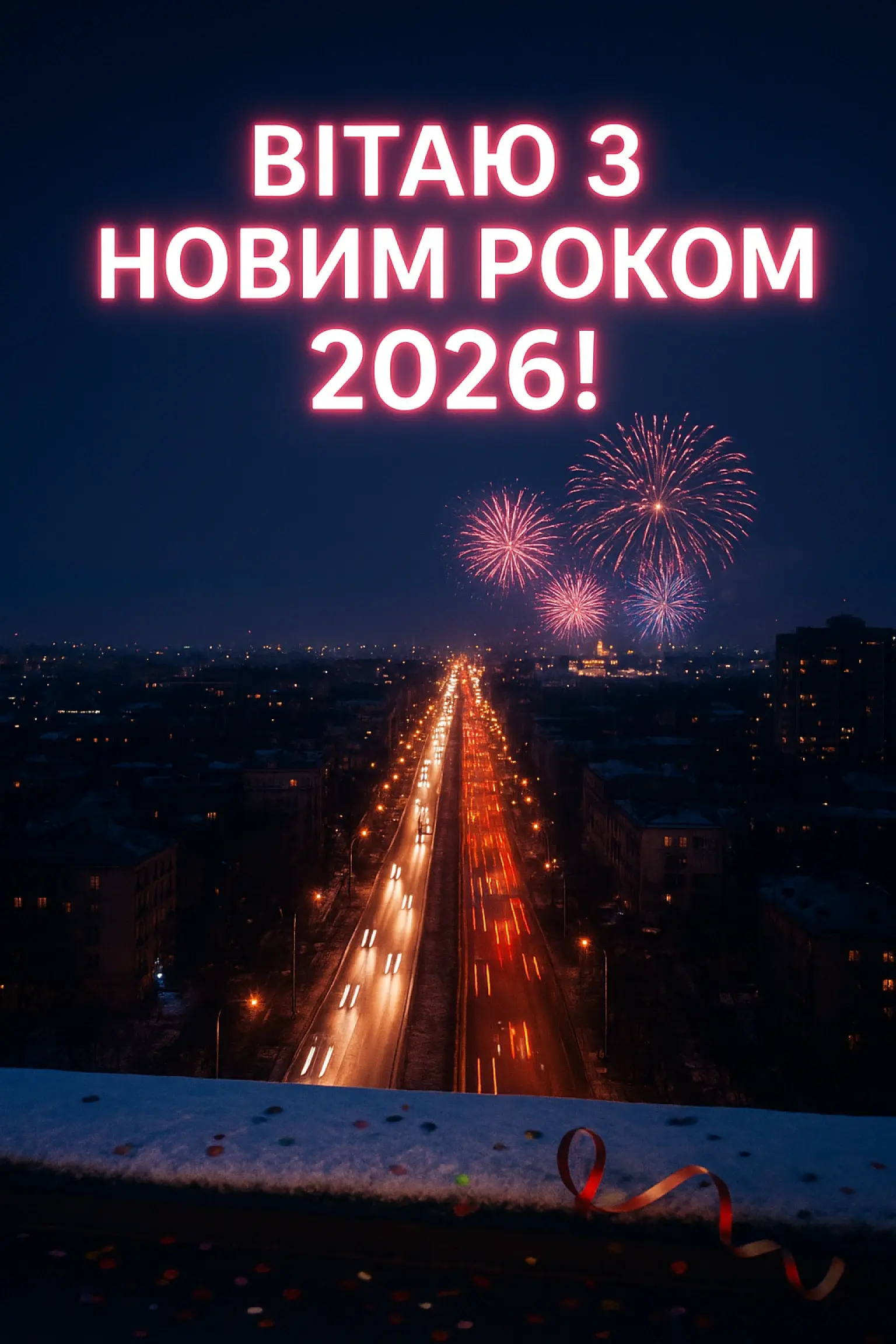 Привітання з новим роком 2026
