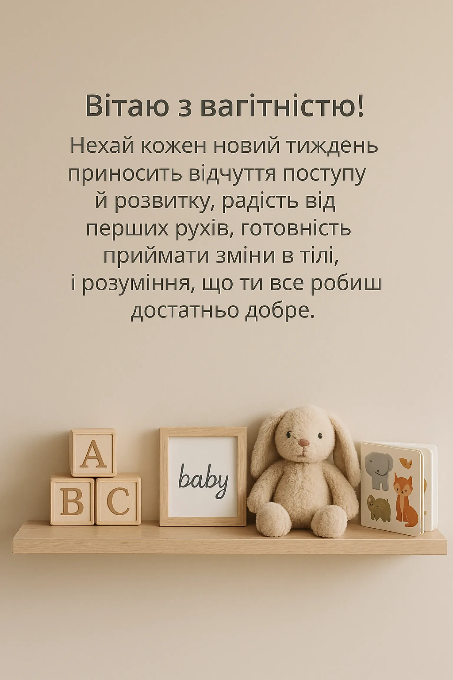 Привітання з вагітністю