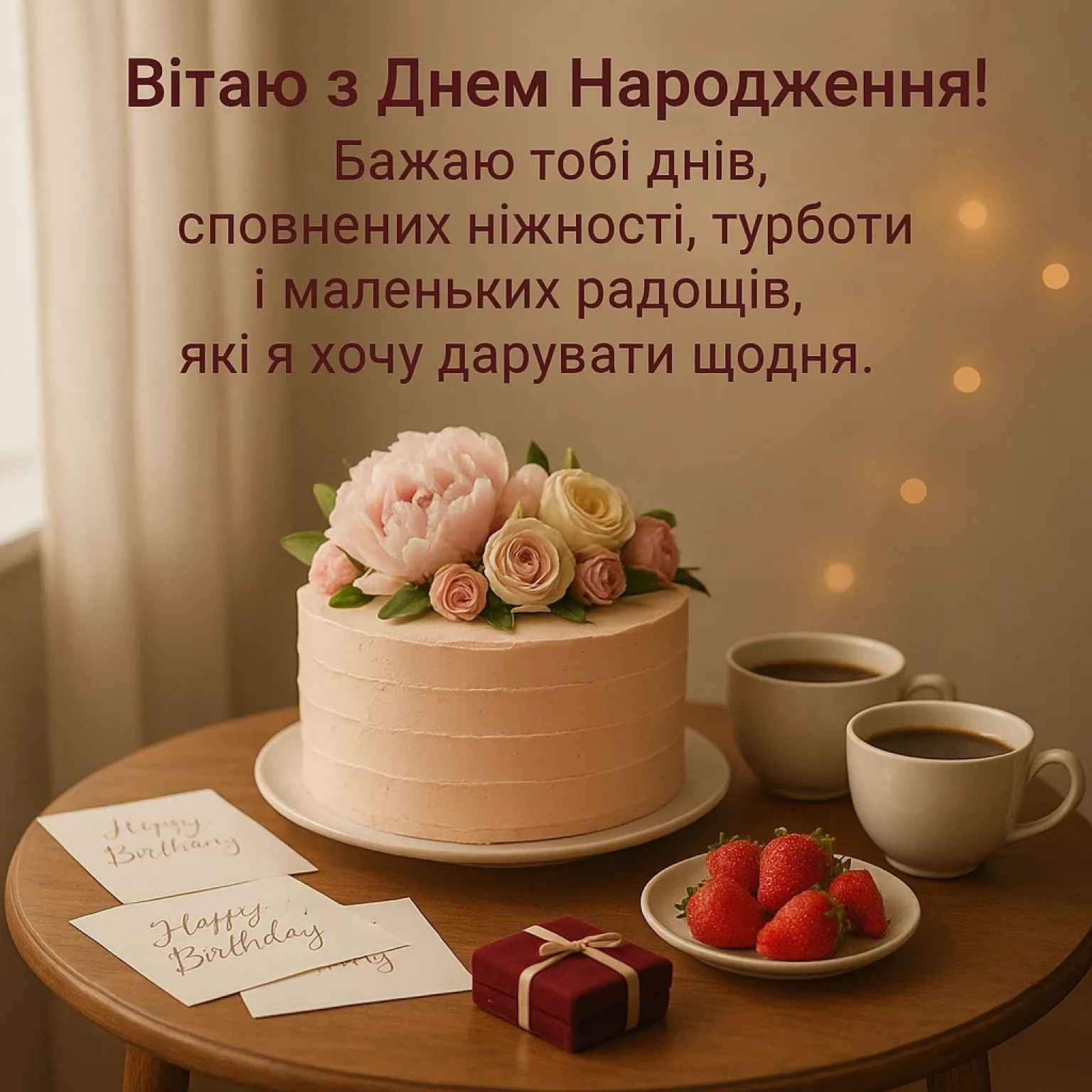 Привітання з днем народження дружині