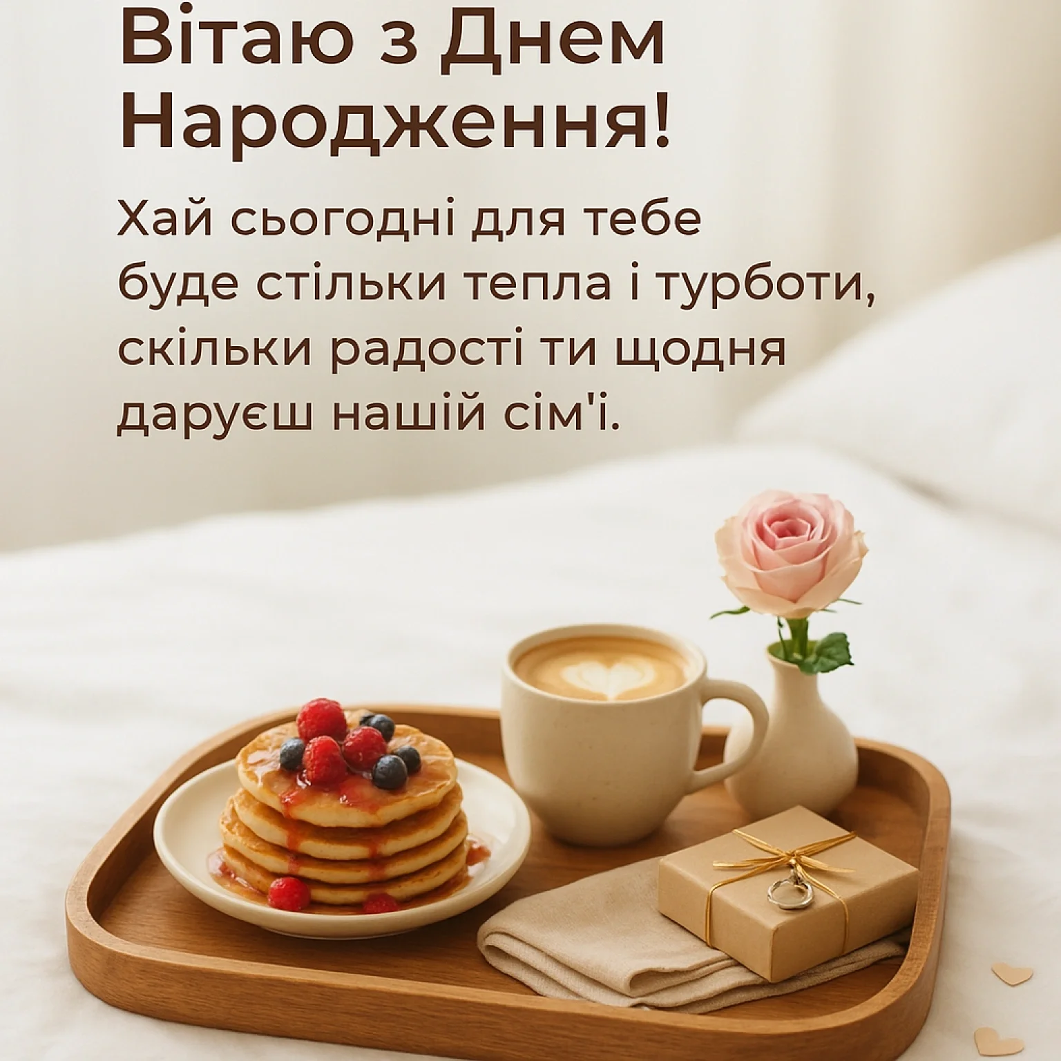 Привітання з днем народження дружині