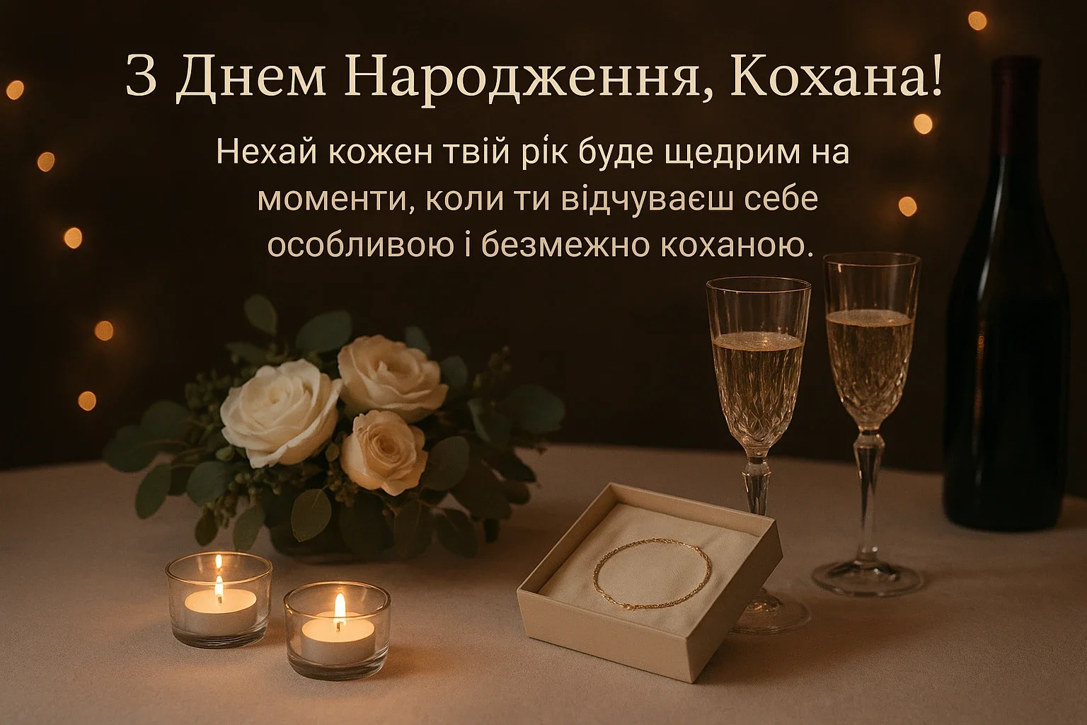 Привітання з днем народження дружині