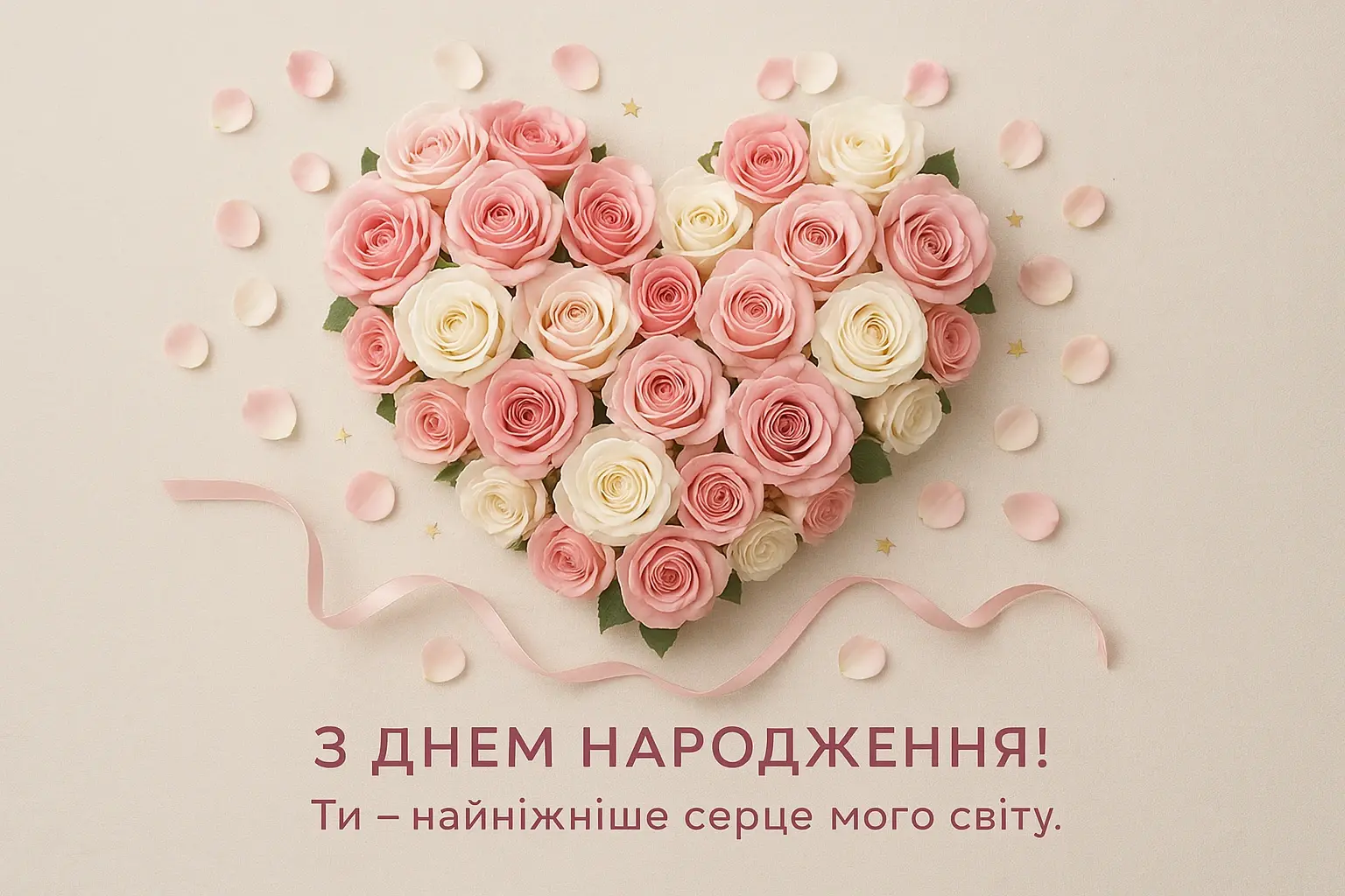 Привітання з днем народження дружині